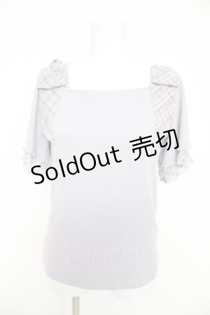 画像: axes femme / ビッグリボンプルオーバー F ラベンダー Y-26-02-27-027-AX-TO-SZ-ZY