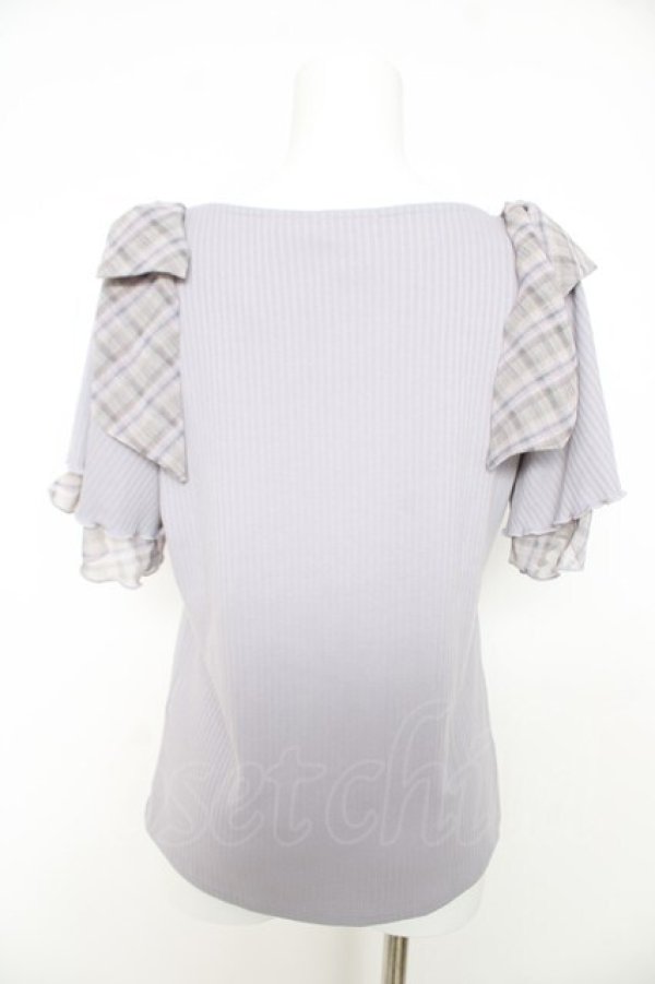 画像2: axes femme / ビッグリボンプルオーバー F ラベンダー Y-26-02-27-027-AX-TO-SZ-ZY (2)