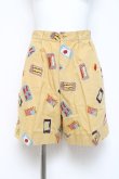 画像1: PINK HOUSE / 国旗柄ハーフパンツ F イエロー Y-26-02-27-192-LO-PA-SZ-ZY (1)
