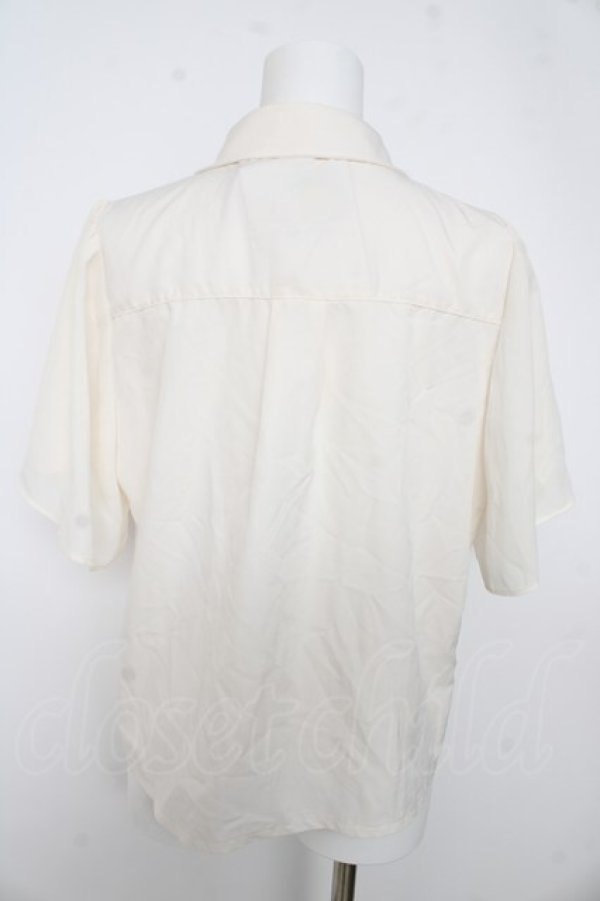 画像2: axes femme / フレア袖カットワークブラウス M 生成り Y-26-02-27-003-AX-BL-SZ-ZY (2)