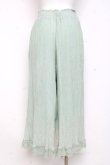 画像2: axes femme / 裾レース楊柳ワイドパンツ F ミント Y-26-02-27-201-AX-PA-SZ-ZY (2)
