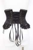 画像3: ATELIER PIERROT / Frill Short Corset コルセット 1 ブラック Y-26-02-27-206-EL-TO-IG-ZY (3)