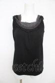 画像1: axes femme / フード付きタンクトップ  黒 Y-26-02-27-004-AX-TO-SZ-ZY (1)