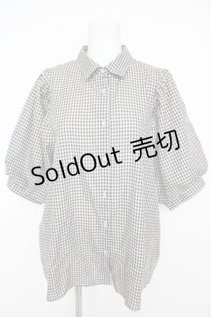 画像: axes femme / ボリューム袖ブラウス M 黒 Y-26-02-27-039-AX-BL-SZ-ZY