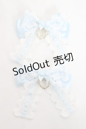 画像: BABY, THE STARS SHINE BRIGHT / シェリルレーシィリボンクリップ  サックス Y-26-03-01-047-BA-AC-IG-ZY