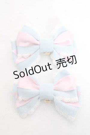 画像: Angelic Pretty / 配色リボンクリップSet  サックス Y-26-03-01-048-AP-AC-IG-ZY