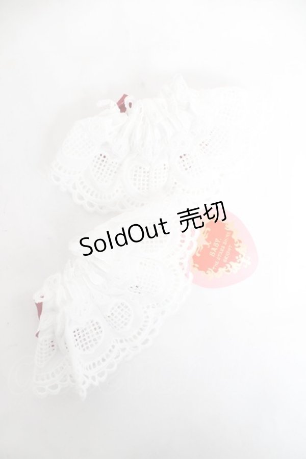 画像2: BABY, THE STARS SHINE BRIGHT / My Sweet Baby Cafe お袖とめ  シロ×えんじ Y-26-03-01-051-BA-AC-IG-ZY (2)