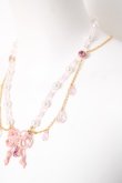 画像3: Angelic Pretty / Sweetie Ribbonネックレス  ピンク×ゴールド Y-26-03-01-003-AP-AC-IG-ZY (3)