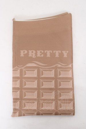 画像: Angelic Pretty / Melty Royal Chocolateタイツ  ブラウン Y-26-03-01-070-AP-ZA-SZ-ZY