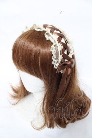 画像: Amavel / Romantic Heroineヘッドドレスカチューシャ  ブラウン Y-26-03-01-080-CA-AC-SZ-ZY