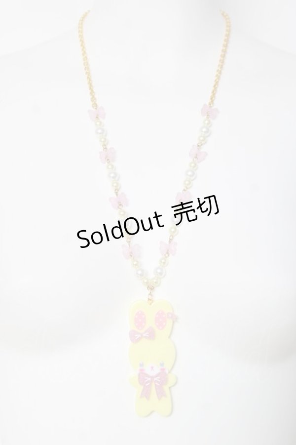 画像2: Angelic Pretty / Fancyリリカルバニーネックレス  イエロー Y-26-03-01-005-AP-AC-IG-ZY (2)