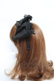 画像2: Angelic Pretty / レースハートチャームくるりんカチューシャ  黒 Y-26-03-01-083-AP-AC-SZ-ZY (2)