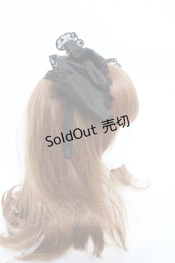 画像4: Angelic Pretty / レースハートチャームくるりんカチューシャ  黒 Y-26-03-01-083-AP-AC-SZ-ZY (4)