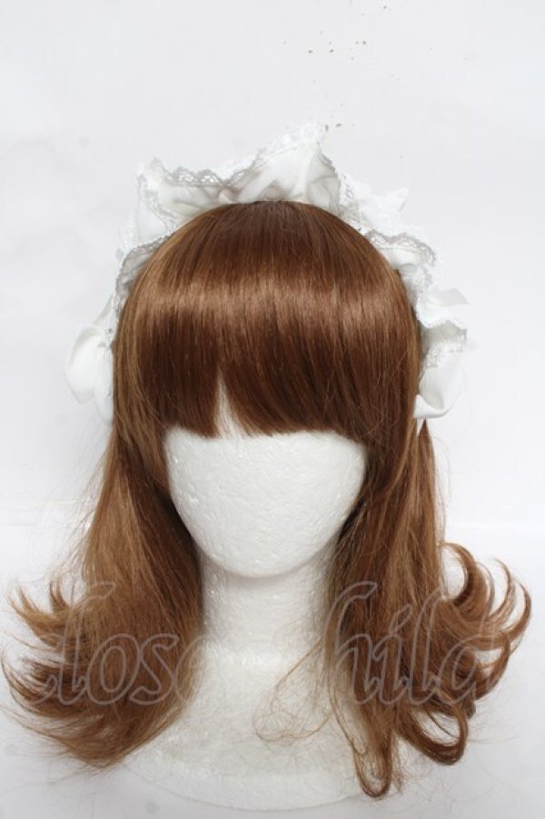 画像4: Angelic Pretty / Dolceフリルカチューシャ  シロ Y-26-03-01-088-AP-AC-IG-ZY (4)