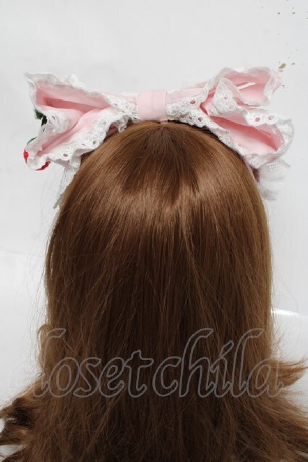 画像3: BABY, THE STARS SHINE BRIGHT / ゆらゆらいちごのStrawberry Gardenカチューシャ  ピンク Y-26-03-01-089-BA-AC-IG-ZY (3)