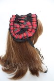 画像3: LOLITA / チェックヘッドドレス  赤 Y-26-03-01-091-LO-AC-SZ-ZY (3)
