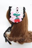 画像2: Angelic Pretty / Decoration Strawberryヘッドドレス  クロ Y-26-03-01-098-AP-AC-IG-ZY (2)