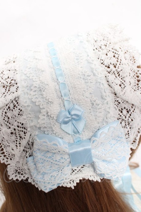 画像4: BABY, THE STARS SHINE BRIGHT / Maison de Petite Rubanヘッドドレス  サックス Y-26-03-01-100-BA-AC-IG-ZY (4)