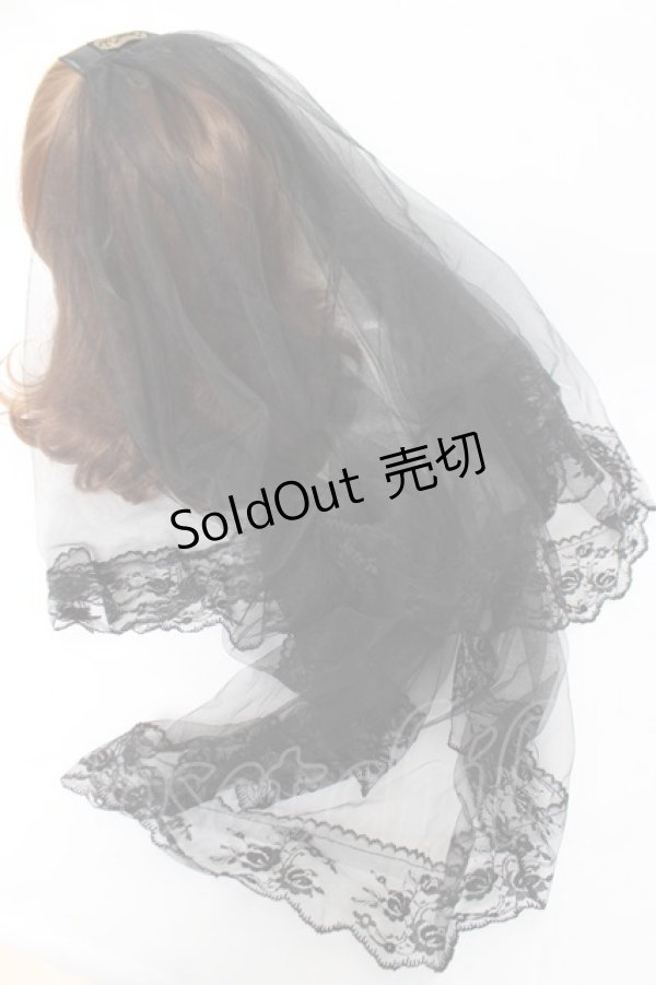 画像1: Estrellas / ロングベール  黒 Y-26-03-01-103-EL-AC-SZ-ZY (1)