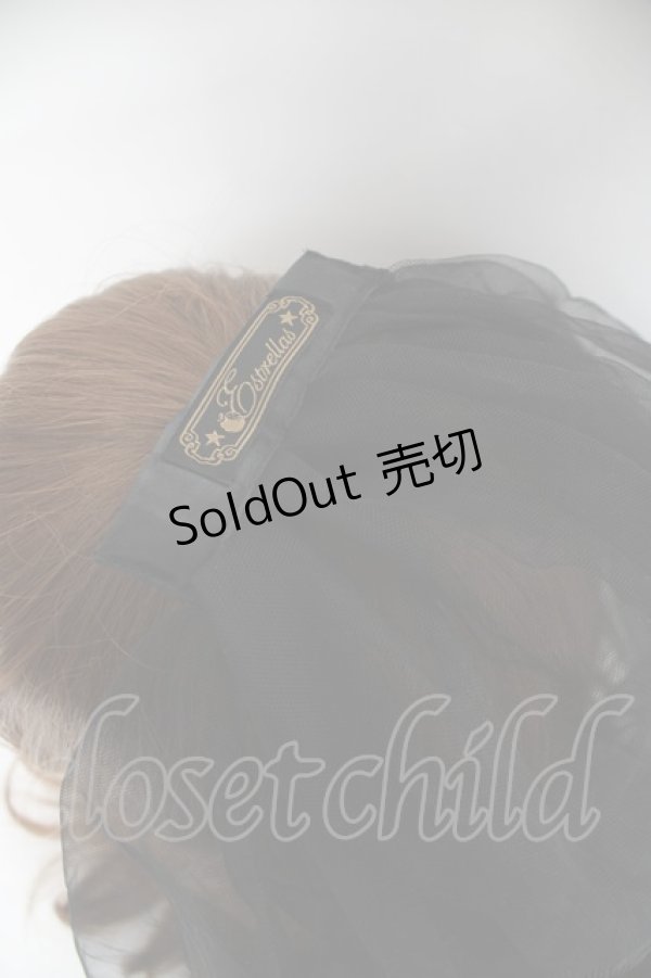 画像2: Estrellas / ロングベール  黒 Y-26-03-01-103-EL-AC-SZ-ZY (2)