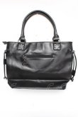 画像2: Banned Alternative / 肋骨ハンドバッグ  黒 Y-26-03-01-108-PU-BG-SZ-ZY (2)