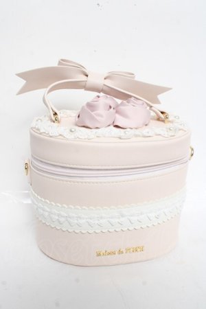 画像: Maison de FLEUR / アニバーサリーケーキバッグ  シロ×ピンク Y-26-03-01-109-LO-BG-SZ-ZY