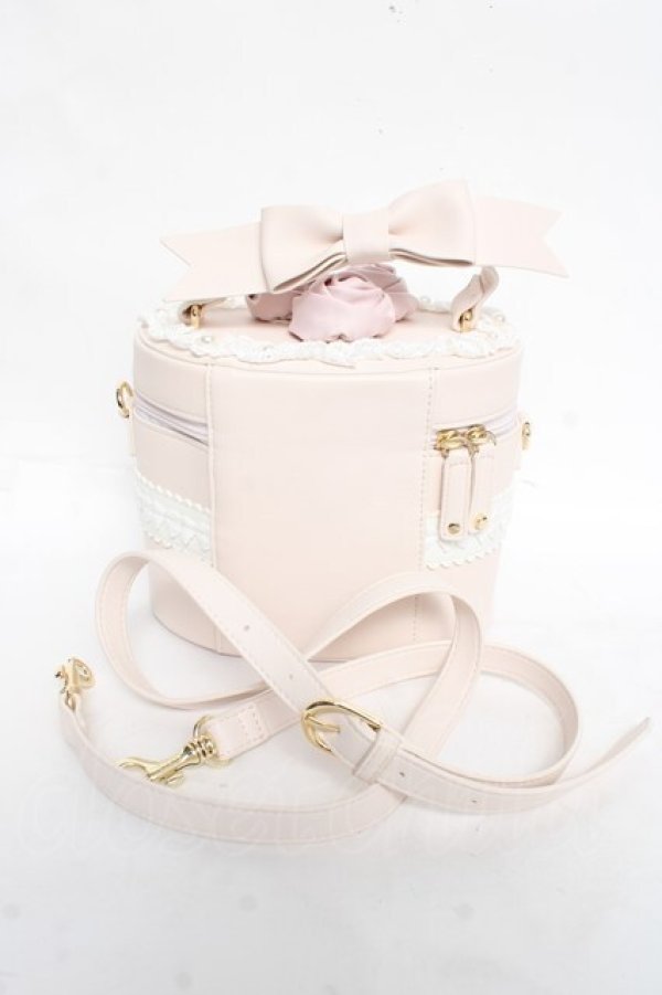 画像3: Maison de FLEUR / アニバーサリーケーキバッグ  シロ×ピンク Y-26-03-01-109-LO-BG-SZ-ZY (3)