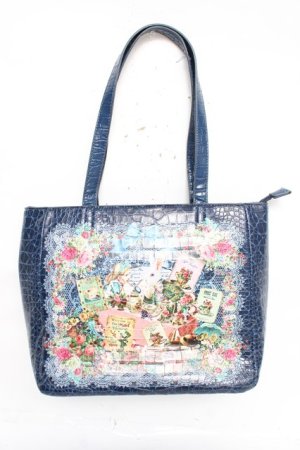 画像: ANGELIQUE SPICA / アリス柄バック  紺 Y-26-03-01-110-LO-BG-SZ-ZY