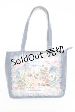 画像: ANGELIQUE SPICA / アリス柄バック  紺 Y-26-03-01-110-LO-BG-SZ-ZY