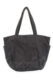 画像2: Maison de FLEUR / ロゴトートバック  黒 Y-26-03-01-113-LO-BG-SZ-ZY (2)