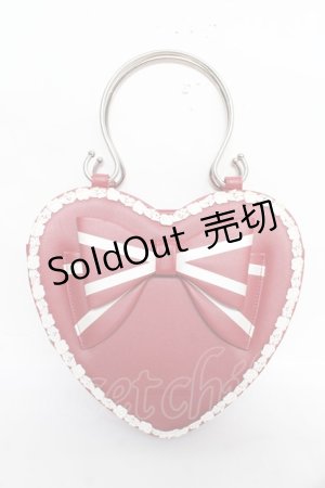 画像: BABY, THE STARS SHINE BRIGHT / リボンハートバッグ  えんじ Y-26-03-01-114-BA-BG-IG-ZY