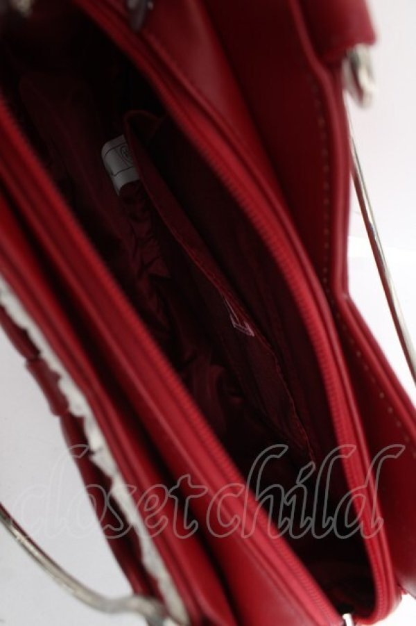 画像4: BABY, THE STARS SHINE BRIGHT / リボンハートバッグ  えんじ Y-26-03-01-114-BA-BG-IG-ZY (4)