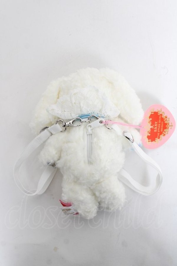 画像3: BABY, THE STARS SHINE BRIGHT / うさくみゃリュックミニミニ  シロ サックス Y-26-03-01-116-BA-ZA-IG-ZY (3)