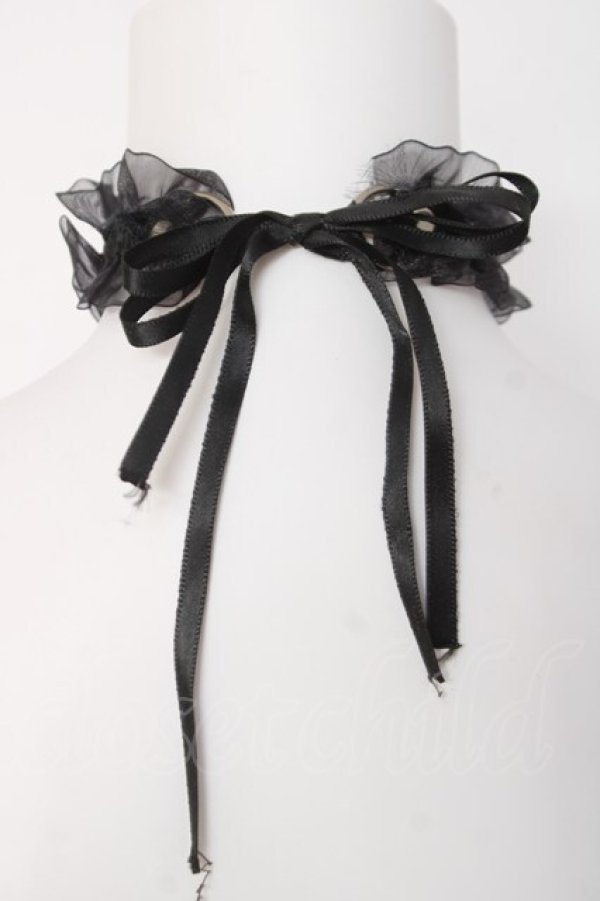 画像2: LOLITA / 鈴付きチョーカー  黒 Y-26-03-01-012-LO-AC-SZ-ZY (2)