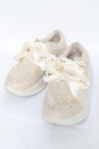 画像1: m petit by misako / レーススニーカー M 生成り Y-26-03-01-119-LO-SH-SZ-ZY (1)