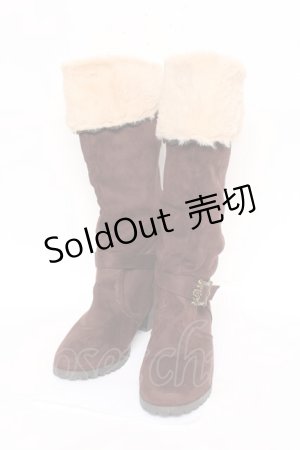 画像: axes femme / 3WAYロングブーツ L Dブラウン Y-26-03-01-120-AX-SH-SZ-ZY