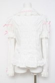 画像3: Angelic Pretty / リリカルバニーレースはしごリボン付け袖ブラウス  白 Y-26-03-01-131-AP-BL-SZ-ZY (3)