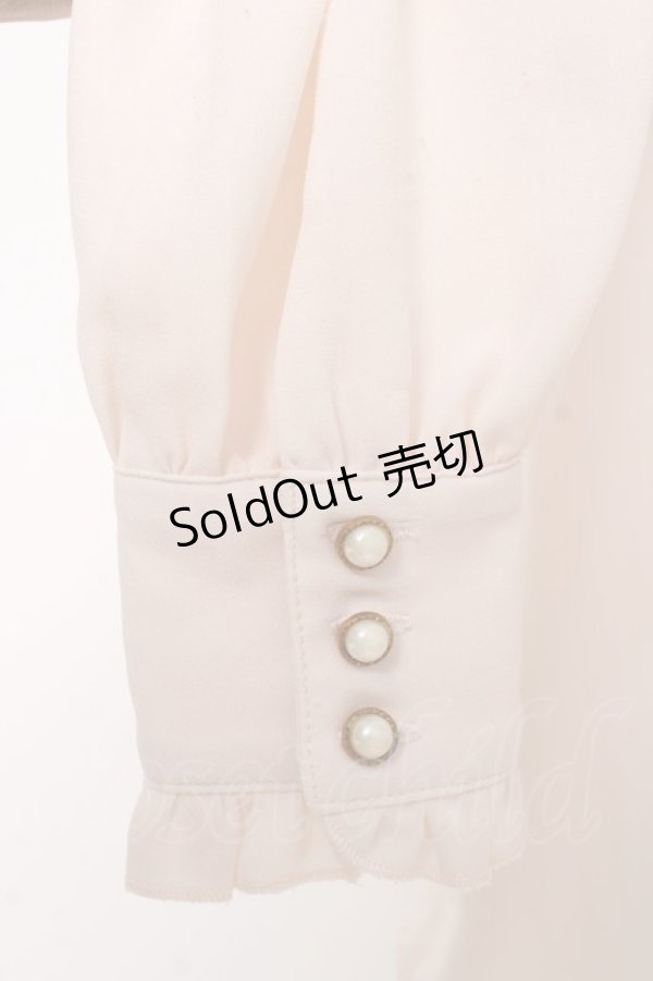 画像4: Amavel / バイオリン付け衿ブラウス F ベージュ Y-26-03-01-133-CA-BL-SZ-ZY (4)