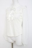 画像2: Angelic Pretty / 長袖メアリーリボンカットソー  白 Y-26-03-01-137-AP-TO-SZ-ZY (2)