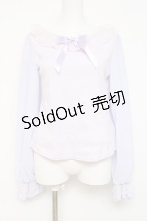 画像: Angelic Pretty / Nighty Lacyカットソー  ラベンダー Y-26-03-01-138-AP-TO-SZ-ZY