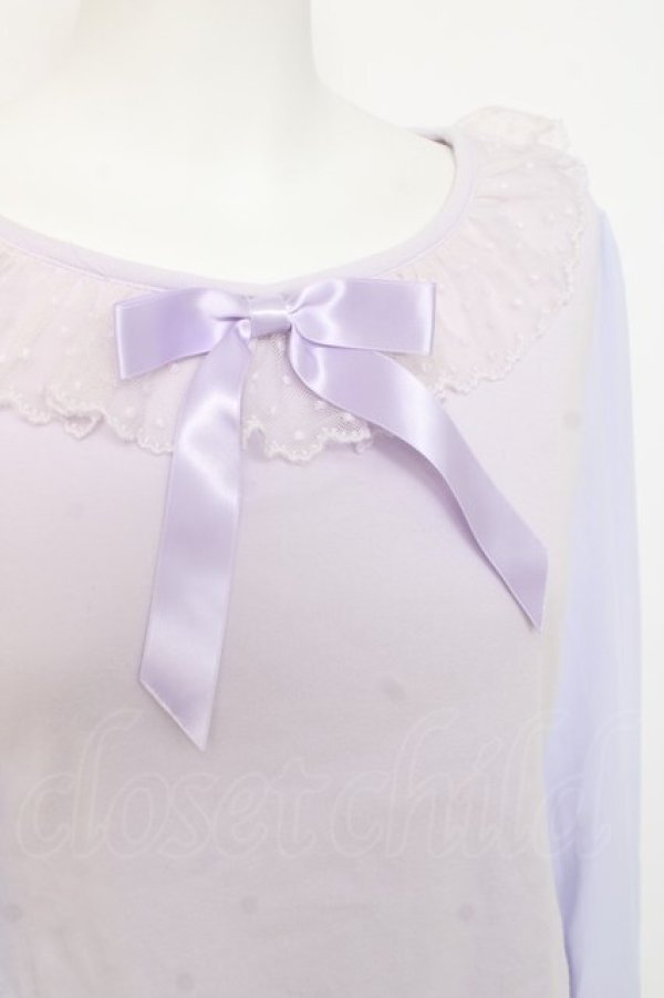 画像4: Angelic Pretty / Nighty Lacyカットソー  ラベンダー Y-26-03-01-138-AP-TO-SZ-ZY (4)