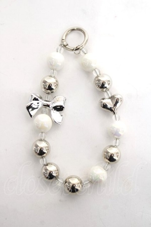 画像1: LOLITA / パールリボンチャーム  シルバー Y-26-03-01-019-LO-ZA-SZ-ZY (1)