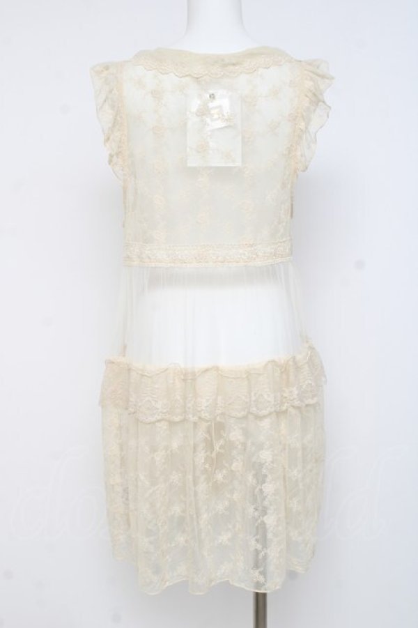 画像2: axes femme / フェミニンレースジレ  生成り Y-26-03-01-144-AX-TO-SZ-ZY (2)