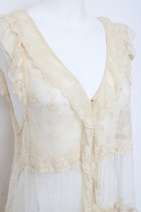 画像3: axes femme / フェミニンレースジレ  生成り Y-26-03-01-144-AX-TO-SZ-ZY (3)