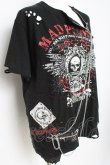 画像4: MAD / チェーン付きプリントカットソー  黒 Y-26-03-01-148-PU-TO-SZ-ZY (4)