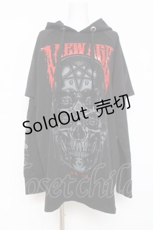 画像: KILLSTAR / skull print black hoodie  黒 Y-26-03-01-149-PU-TO-SZ-ZY