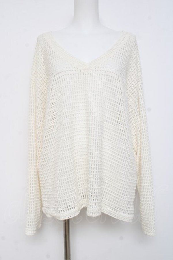 画像1: LOLITA / メッシュトップス L 生成り Y-26-03-01-151-LO-TO-SZ-ZY (1)