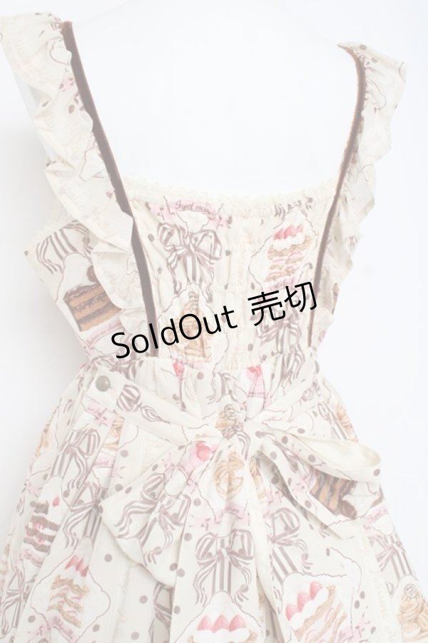 画像4: Angelic Pretty / Petit Patisserieティアードジャンパースカート  アイボリー Y-26-03-01-153-AP-OP-SZ-ZY (4)