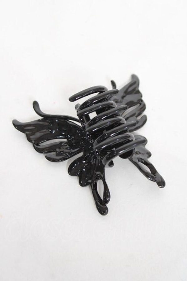 画像2: PUNK / バタフライヘアクリップ  黒 Y-26-03-01-021-PU-ZA-SZ-ZY (2)