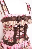 画像5: BABY, THE STARS SHINE BRIGHT / Bon-Bon Chocolat Dance Dance Dance柄カフェミルクジャンパースカート  ピンク Y-26-03-01-155-BA-OP-SZ-ZY (5)